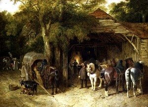 John Frederick Herring Snr - The Blacksmiths, 1842