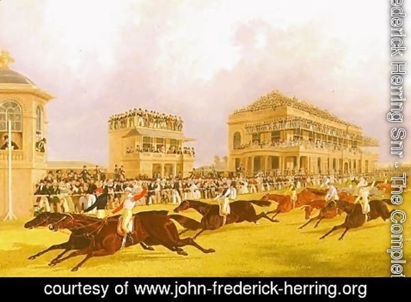John Frederick Herring Snr - The Dead Heat for the Doncaster Great St. Leger Stakes between 'Charles XII' and 'Euclid', 1839