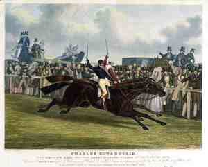 'Charles XII' and 'Euclid', The Decisive Heat for the Great St. Leger Stakes at Doncaster, 1839