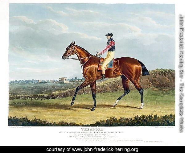 'Theodore', the Winner of the Great St. Leger at Doncaster, 1822