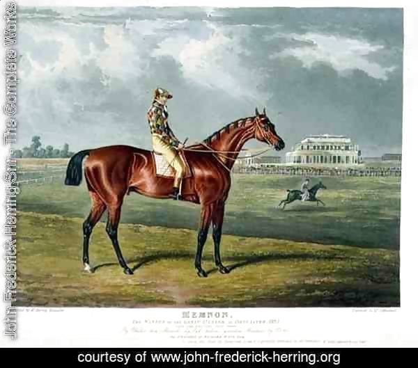 'Memnon', the Winner of the Great St. Leger at Doncaster, 1825
