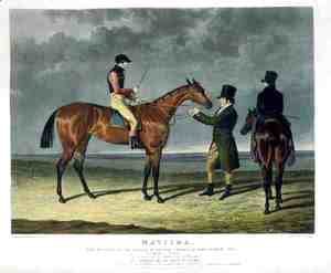 'Matilda', the Winner of the Great St. Leger Stakes at Doncaster, 1827