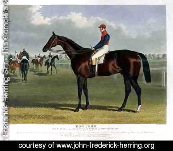 John Frederick Herring Snr - 'Don John', the Winner of the Great St. Leger Stakes at Doncaster, 1838
