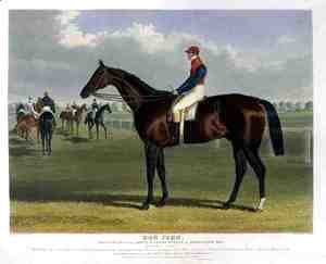 'Don John', the Winner of the Great St. Leger Stakes at Doncaster, 1838