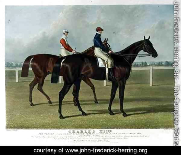 'Charles XII', the Winner of the Great St. Leger Stakes at Doncaster, 1839