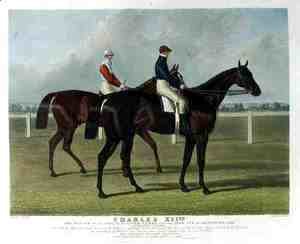 'Charles XII', the Winner of the Great St. Leger Stakes at Doncaster, 1839