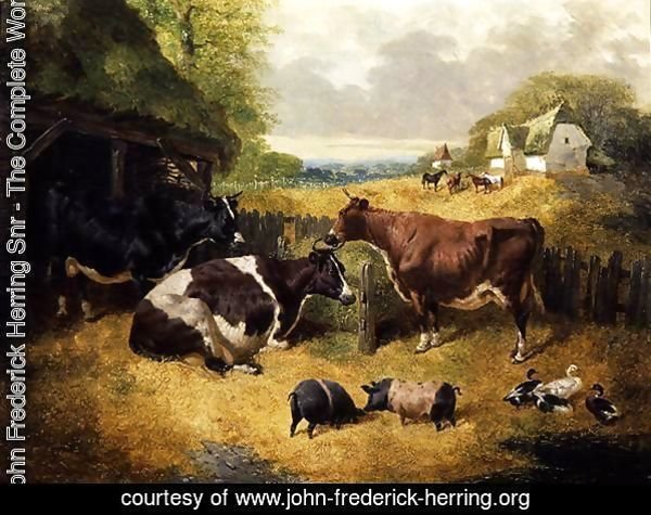 Farmyard Scene, 1853