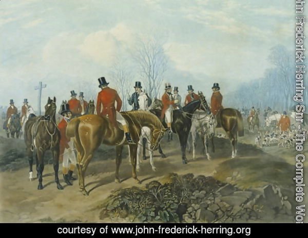 The Meet, engraved by Huffman and Mackrill