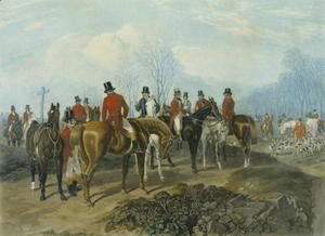 The Meet, engraved by Huffman and Mackrill