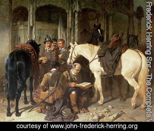 John Frederick Herring Snr - Roundheads at an Arundel Church, 1847-51