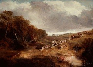 The Cambridgeshire Hunt: Full Cry, 1845