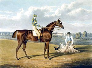 Barefoot, Winner of the St Leger, engraved by Thomas Sutherland