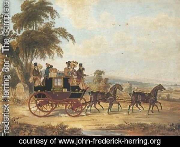 John Frederick Herring Snr - Brighton London Coach 1831