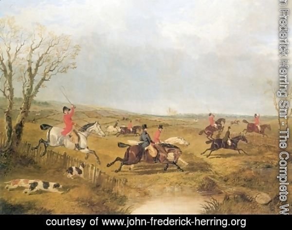 Full Cry Foxhunting Print 1844