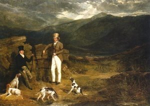 John Frederick Herring Snr - John Barker With Pointers 1824