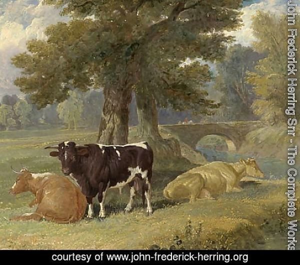 Pastoral Scene with Cows
