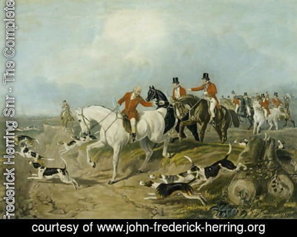 John Frederick Herring Snr - The Find, engraved by Huffman and Mackrill