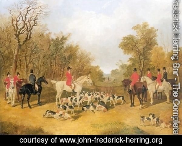 John Frederick Herring Snr - The Meet Foxhunting