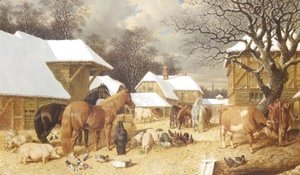 Winter in the Farmyard 1857