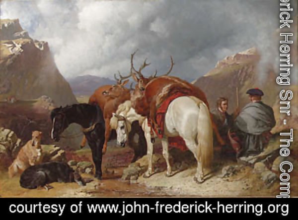 John Frederick Herring Snr - The return from deer stalking