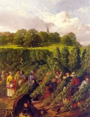 The Hop Pickers  1855