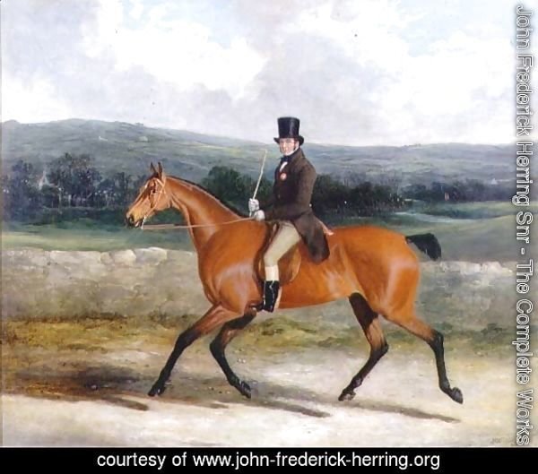 William Ward on Horseback, 1839