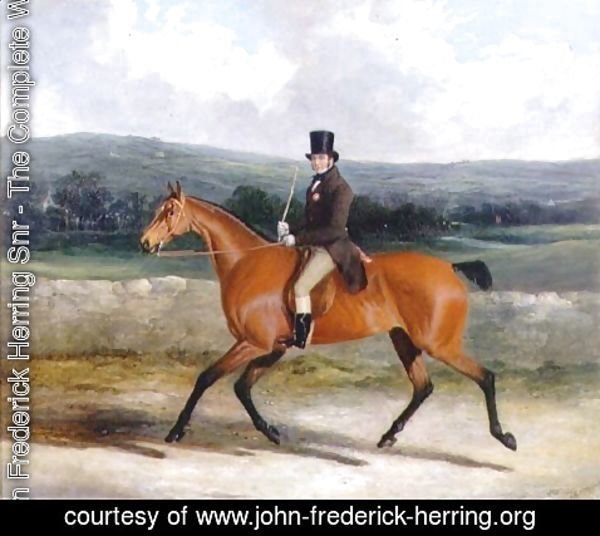 John Frederick Herring Snr - William Ward on Horseback, 1839
