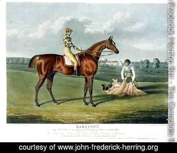 John Frederick Herring Snr - 'Barefoot', the Winner of the Great St. Leger at Doncaster, 1823
