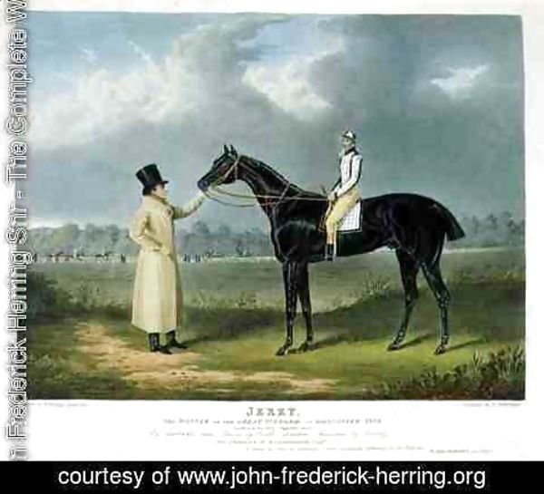 John Frederick Herring Snr - 'Jerry', the Winner of the Great St. Leger at Doncaster, 1824