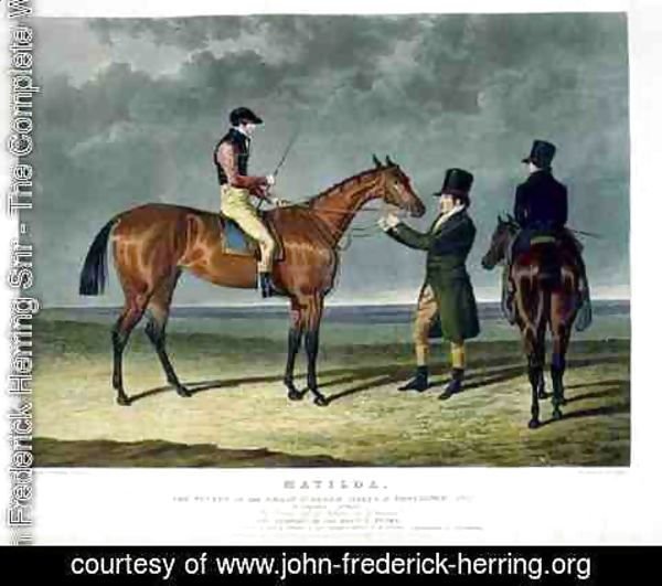 John Frederick Herring Snr - 'Matilda', the Winner of the Great St. Leger Stakes at Doncaster, 1827