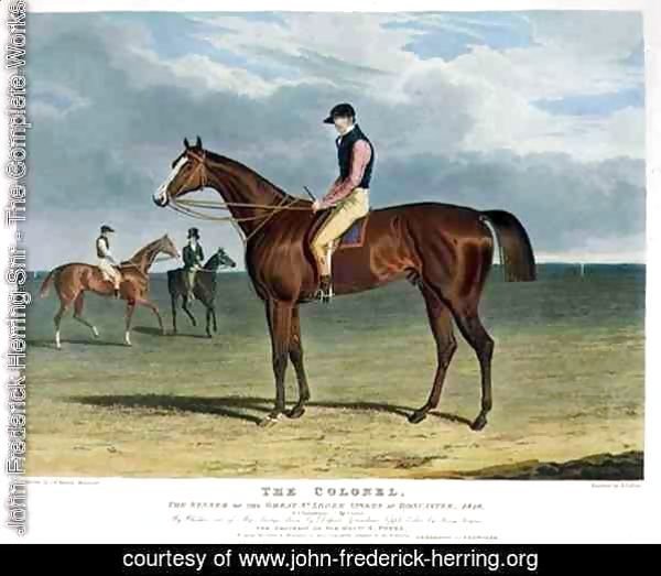 'The Colonel', the Winner of the Great St. Leger Stakes at Doncaster, 1828