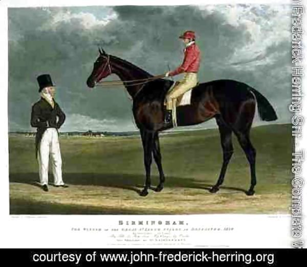 John Frederick Herring Snr - 'Birmingham', the Winner of the Great St. Leger Stakes at Doncaster, 1830
