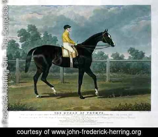 John Frederick Herring Snr - 'Queen of Trumps', Won the Oaks Stakes (the Winner of the Great St. Leger Stakes at Doncaster, 1835) at Epsom, 1835