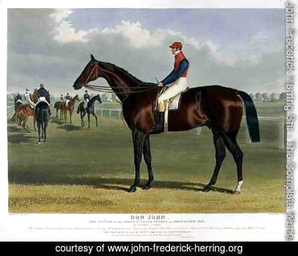 'Don John', the Winner of the Great St. Leger Stakes at Doncaster, 1838