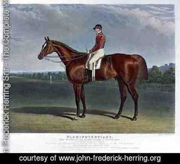 John Frederick Herring Snr - 'Plenipotentiary', the Winner of the Derby Stakes at Epsom, 1834