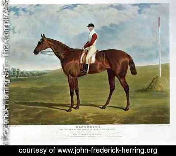 John Frederick Herring Snr - 'Dangerous', the Winner of the Derby Stakes at Epsom, 1833