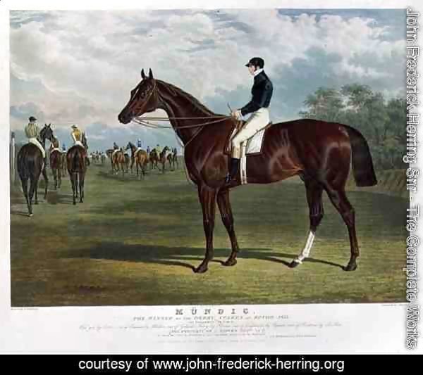 'Mundig', the Winner of the Derby Stakes at Epsom, 1835