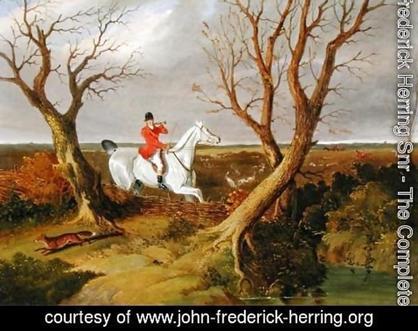 John Frederick Herring Snr - The Suffolk Hunt - Gone Away