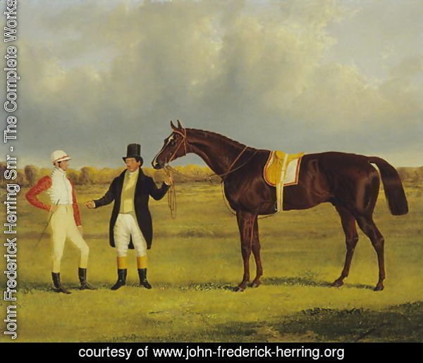 'Euclid' with his Jockey Conolly and Trainer Pettit
