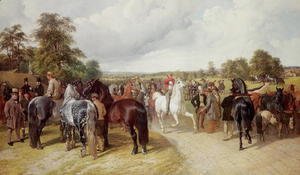 John Frederick Herring Snr - English Horse Fair on Southborough Common