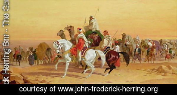John Frederick Herring Snr - An Arab caravan