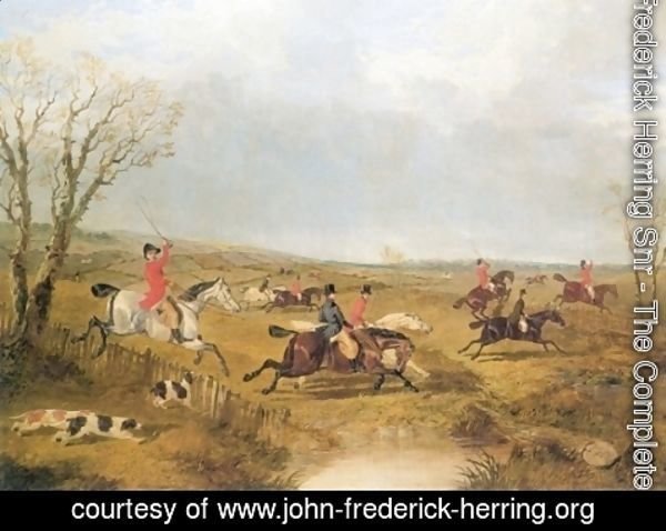 John Frederick Herring Snr - Full Cry Foxhunting Print 1844