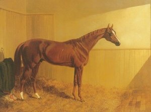 John Frederick Herring Snr - Grimston A Chestnut Racehorse
