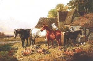 John Frederick Herring Snr - Horses Pigs and Poultry