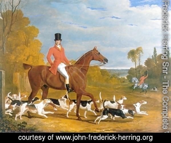 John Frederick Herring Snr - Huntsman and Hounds