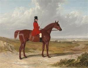 John Frederick Herring Snr - Portrait of Mr. Daniel Haigh, Master of the Old Surrey Hunt