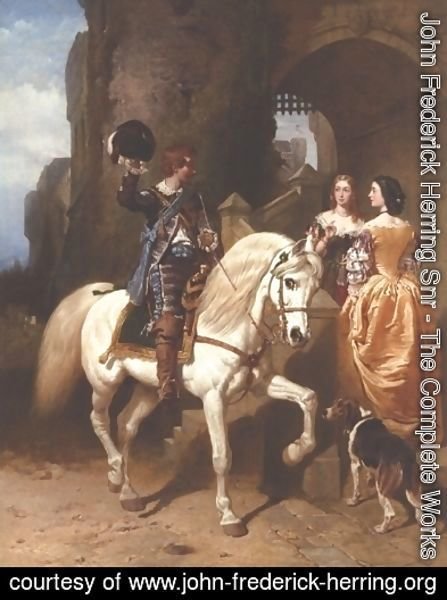 John Frederick Herring Snr - The Cavalier's Visit