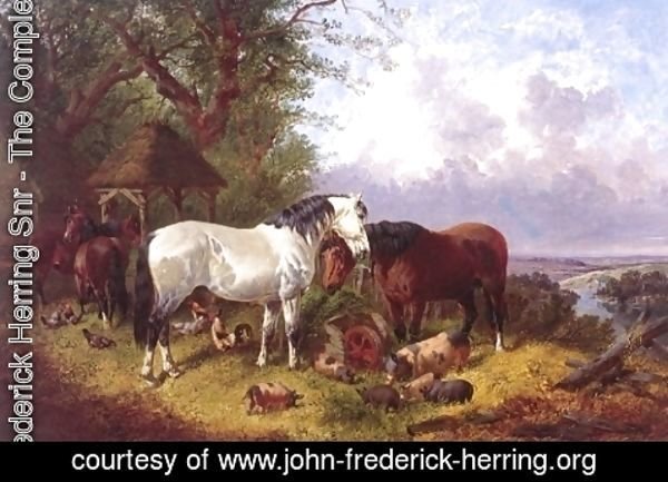 John Frederick Herring Snr - The Farm Yard