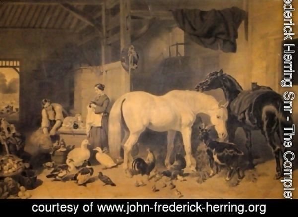 John Frederick Herring Snr - Farmyard 3
