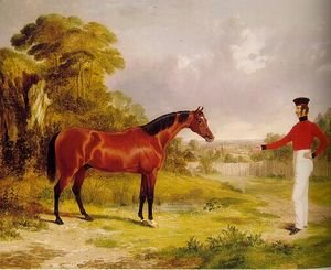 A Soldier with an Officer's Charger  1839